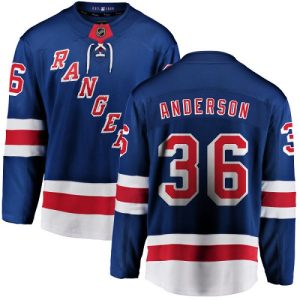 Herren New York Rangers Eishockey Trikot Glenn Anderson #36 Breakaway Königsblau Fanatics Branded Heim